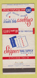 Matchbook Cover - Shippers Bag Supply Chicago IL 1952 30 Strike