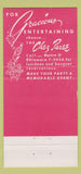 Matchbook Cover - Chez Paree Restaurant Chicago IL 30 Strike