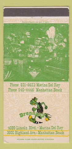 Matchbook Cover - Brennan's Marina Del Rey Manhattan Beach CA 30 Strike
