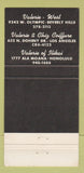 Matchbook Cover - Valerie Salon? Honolulu Hawaii Los Angeles CA 30 Strike