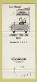 Matchbook Cover - Commercial Savings Bank Browntown WI 30 Strike