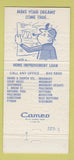 Matchbook Cover - National Bank Gloucester County 30 Strike