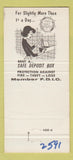 Matchbook Cover - Merchants National Bank Watertown WI 30 Strike
