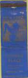 Matchbook Cover - Jimmie's Place Waterloo WI WORN girlie