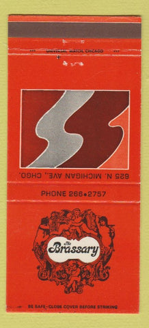 Matchbook Cover - The Brassary Chicago IL 30 Strike