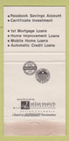 Matchbook Cover - The Homesteader Bank WEAR 30 Strike