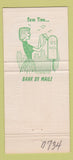 Matchbook Cover - Humble State Bank Humble TX 30 Strike