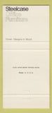Matchbook Cover - Steelcase Office Furniture Cleveland OH 30 Strike