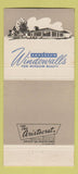 Matchbook Cover - Andersen Windows Green Bros Lumber  30 Strike