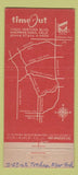 Matchbook Cover - Time Out Sherman Oaks CA restaurant WEAR 21 Strike Feature