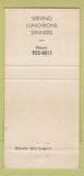Matchbook Cover - Rocco's Restaurant Downey CA WEAR 30 Strike