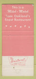 Matchbook Cover - Mitch's Restaurant Oakland CA 30 Strike