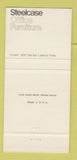 Matchbook Cover - Steelcase Office Furniture Cleveland OH 30 Strike