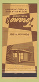 Matchbook Cover - Torano's Restaurant La Jolla CA 30 Strike