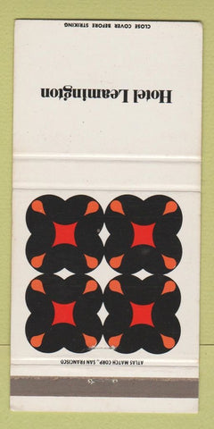 Matchbook Cover - Hotel Leamington Oakland CA 30 Strike
