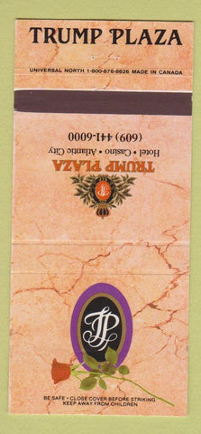 Matchbook Cover - trump Plaza Casino Atlantic City NJ 30 Strike