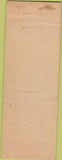 Matchbook Cover - High River Lunch Warren NH