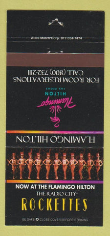 Matchbook Cover - Flamingo Hilton Casino Las Vegas NV 30 Strike