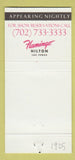 Matchbook Cover - Flamingo Hilton Casino Las Vegas NV 30 Strike