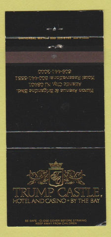 Matchbook Cover - trump Castle Hotel Casino Atlantic City NJ 30 Strike