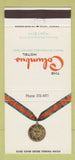 Matchbook Cover - Columbus Hotel Miami FL 30 Strike
