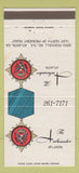 Matchbook Cover - Ambassador Hotel Atlanta GA 30 Strike