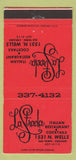 Matchbook Cover - LaStrada Italian Restaurant  Chicago IL 30 Strike