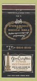 Matchbook Cover - Jim Creighton's Tower Restaurant Chicago IL 30 Strike