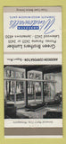 Matchbook Cover - Andersen Windows Green Bros Lumber  30 Strike
