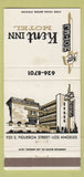 Matchbook Cover - Kent Inn Motel Los Angeles CA WEAR 30 Strike