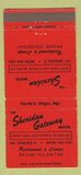 Matchbook Cover - Sheridan Motel Dayton OH restaurant 30 Strike
