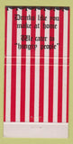 Matchbook Cover - Embers Restaurant Hemet CA 30 Strike
