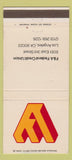 Matchbook Cover - F&A Federal Credit Union Los Angeles CA WEAR 30 Strike