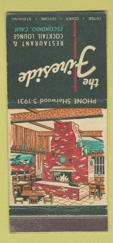 Matchbook Cover - Fireside Restaurant Escondido CA WEAR 30 Strike
