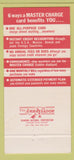 Matchbook Cover - Main Bank and Trust San Antonio TX 30 Strike