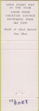 Matchbook Cover - Fitzwilliam Inn NH