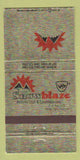 Matchbook Cover - Snow Blaze Athletic Club Condos Winter Park Colorado 30 Strike