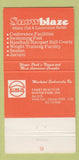 Matchbook Cover - Snow Blaze Athletic Club Condos Winter Park Colorado 30 Strike