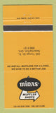 Matchbook Cover - Midas Mufflers Newmarket ON 30 Strike