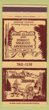 Matchbook Cover - Alpine Room Restaurant Salisbury MD 30 Strike