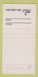 Matchbook Cover - Under the Pier Redondo Beach CA WORN 30 Strike