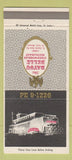 Matchbook Cover - Bayou Belle Restaurant St Louis MO 30 Strike
