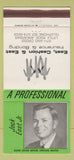 Matchbook Cover - Jack East Insurance Bonding Little Rock AR 30 Strike