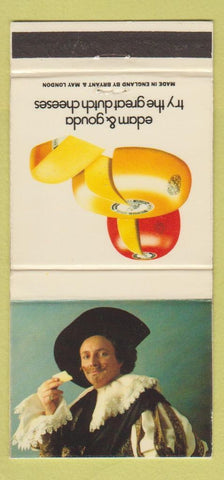 Matchbook Cover - Edam & Gouda Dutch Cheeses Bryant and May UK 30 Strike