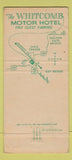Matchbook Cover - Whitcomb Motor Hotel San Francisco CA WORN 30 Strike