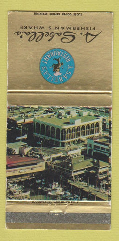 Matchbook Cover - A Sabella's Fisherman's Wharf San Francisco CA WEAR 30 Strike