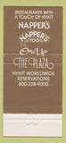 Matchbook Cover - Hyatt Union Square Hotel San Francisco CA 30 Strike