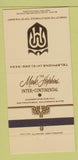 Matchbook Cover - Mark Hopkins Hotel San Francisco CA 30 Strike
