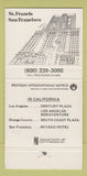 Matchbook Cover - Hotel St Francis San Francisco CA WEAR 30 Strike