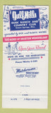 Matchbook Cover - Gulf Hills Dude Ranch Country Club Ocean Springs MS 30 Strike